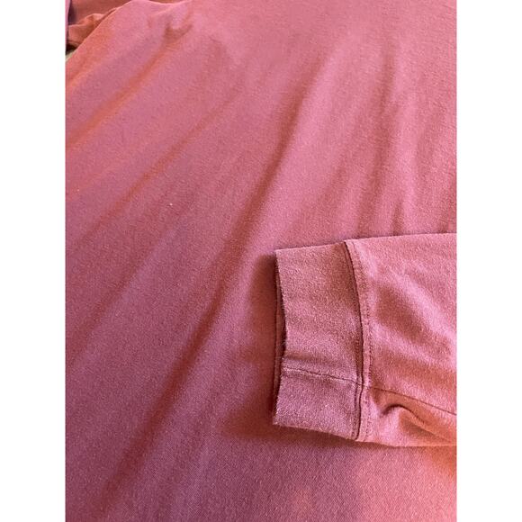 Timberland PR Wickwork Men’s Long Sleeve Crew Neck Burgundy Work Tee Shirt XL - Picture 8 of 9